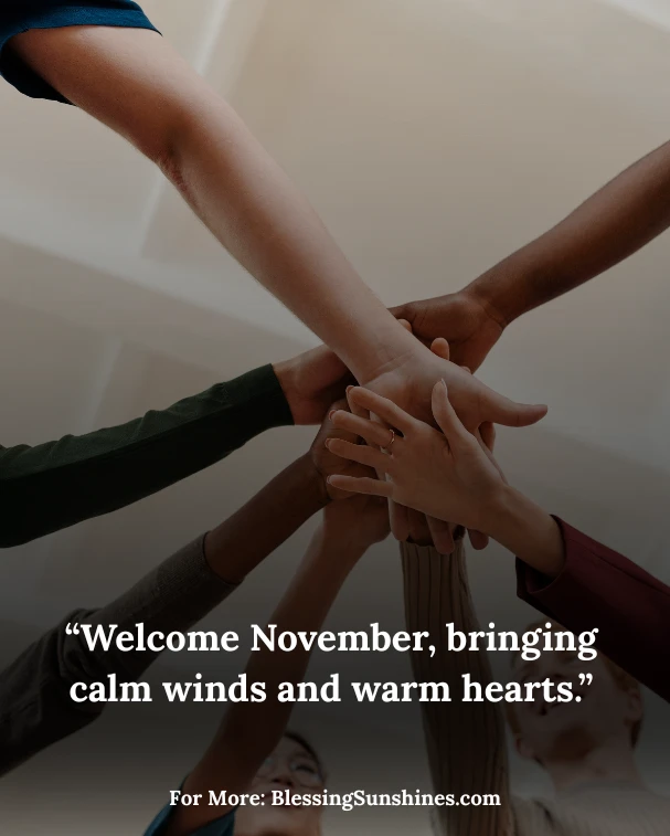 Hello November Quotes