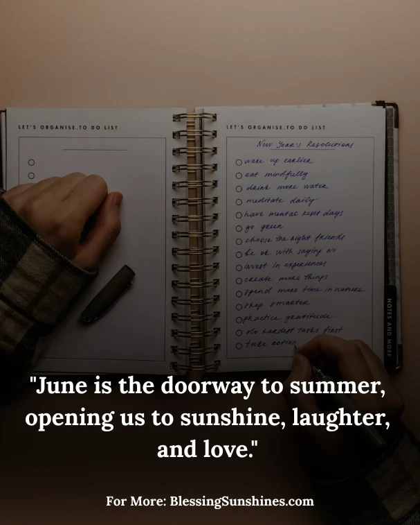 Inspiring June Quotes
