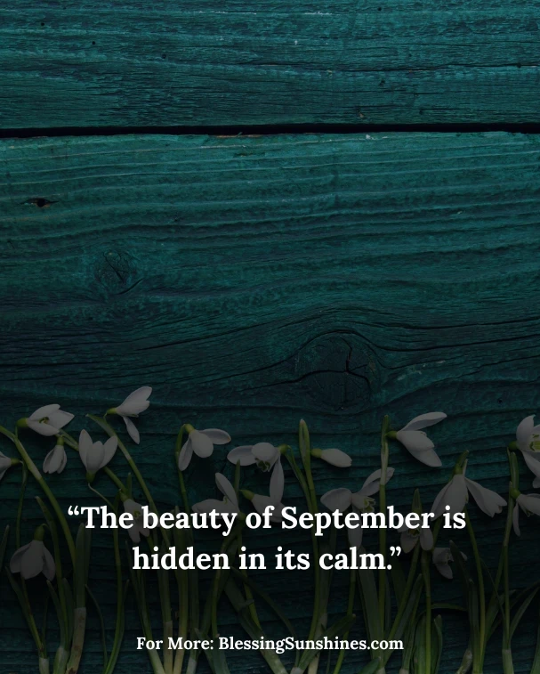 Quotes about September Month