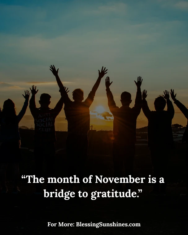 Quotes for the Month of November