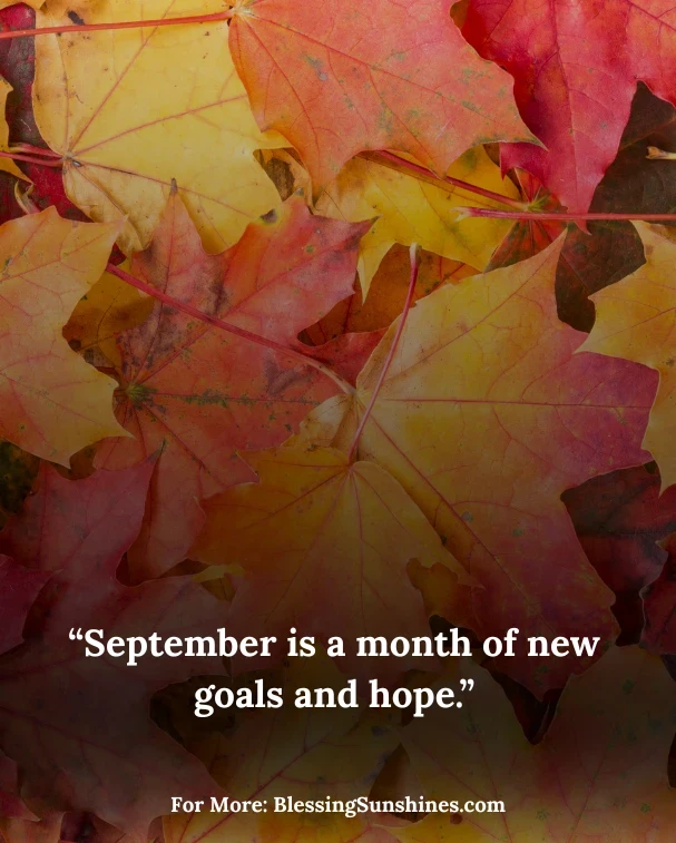 Quotes for the Month of September