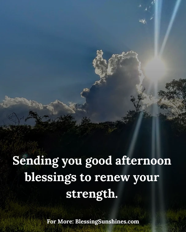 Good Afternoon Blessings