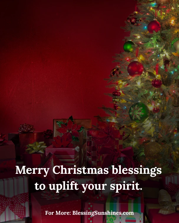 Free Merry Christmas Blessings For WhatsApp