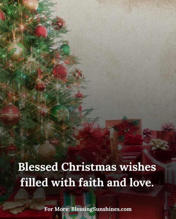 Free Merry Christmas Blessings For WhatsApp