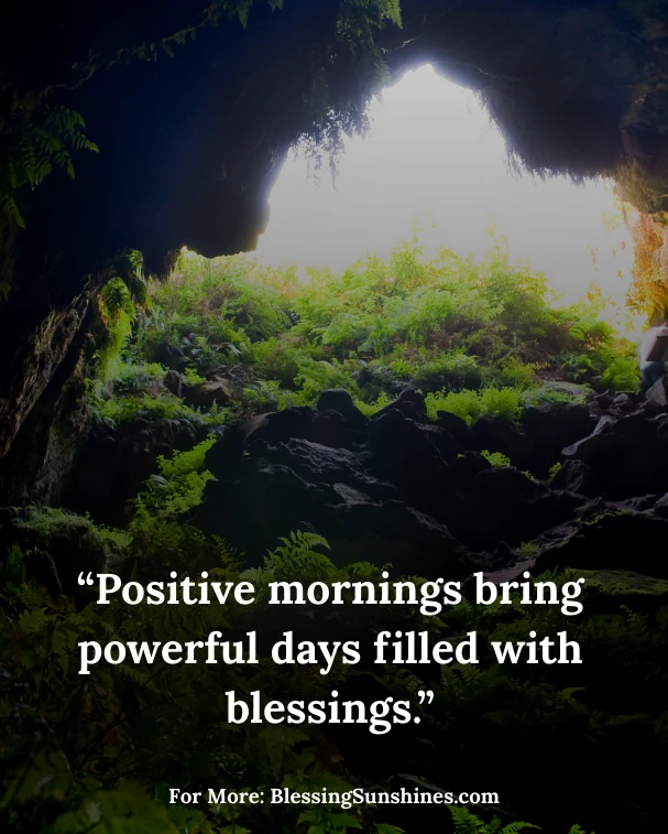 Good Morning Blessings Quotes for Positivity