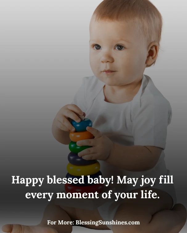Happy Blessed Baby Messages