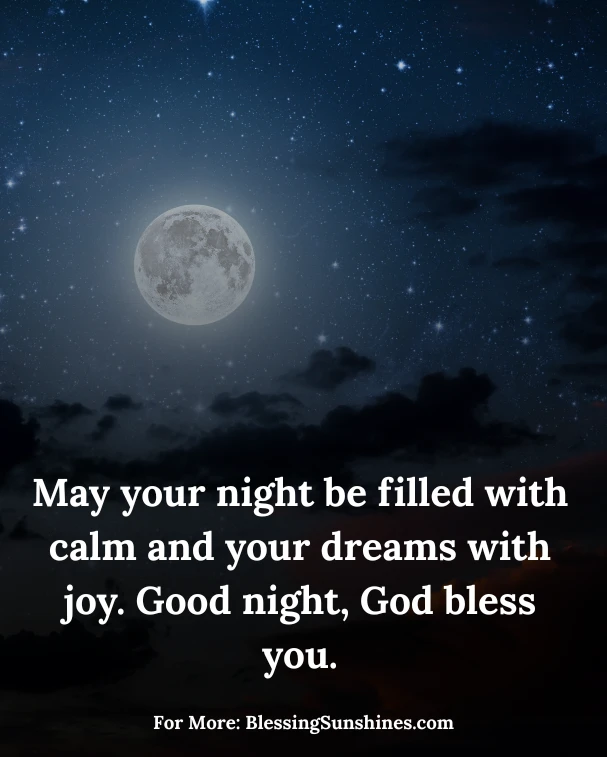 Heartfelt Good Night Blessings