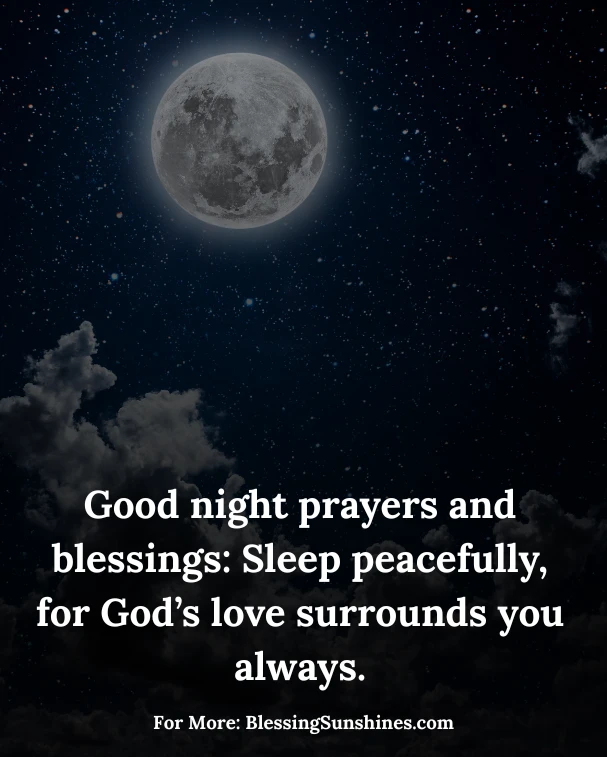 Heartfelt Good Night Blessings