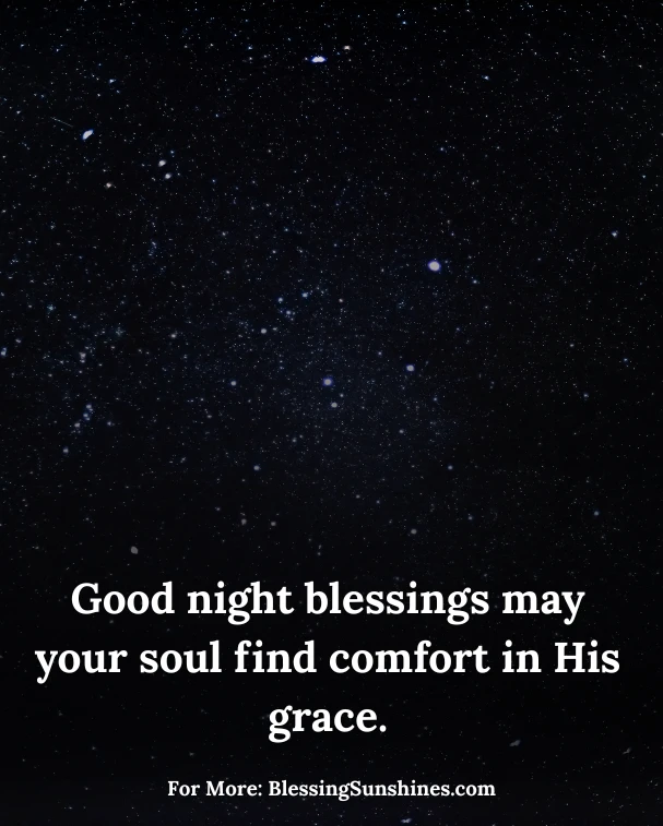 Heartfelt Good Night Blessings