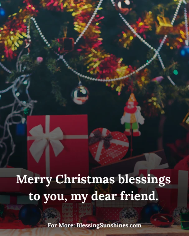 Merry Christmas Blessings for Family & Friends