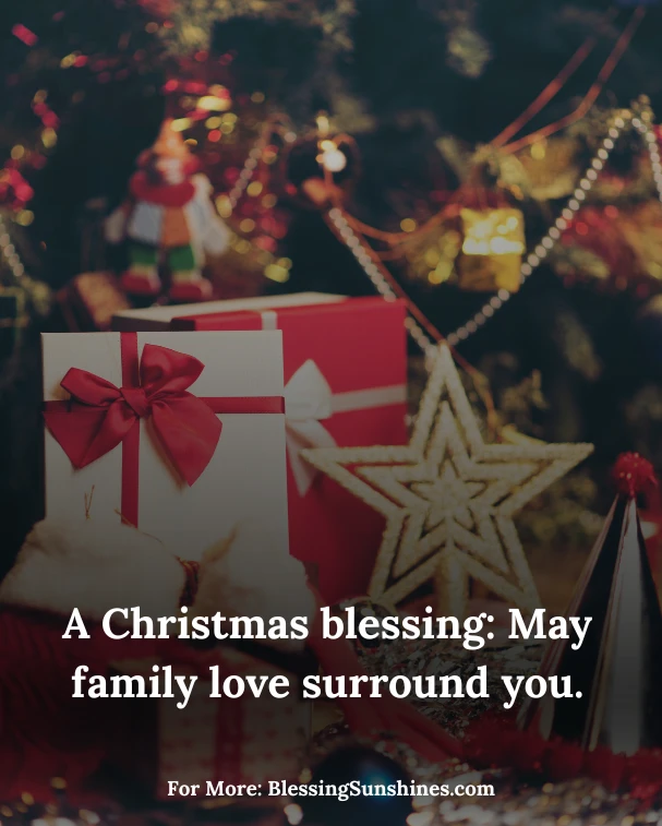 Merry Christmas Blessings for Family & Friends