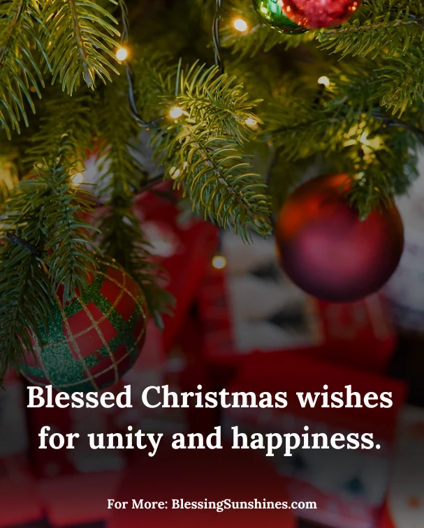 Merry Christmas Blessings for Family & Friends