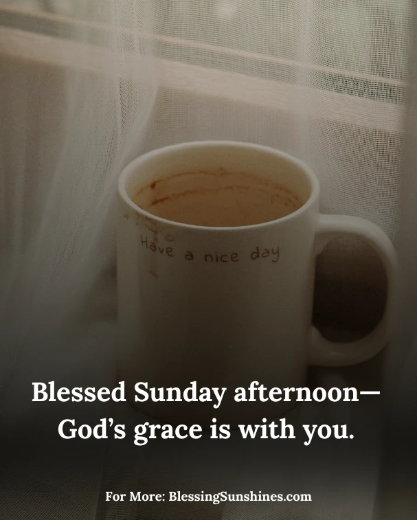 Sunday Afternoon Blessings