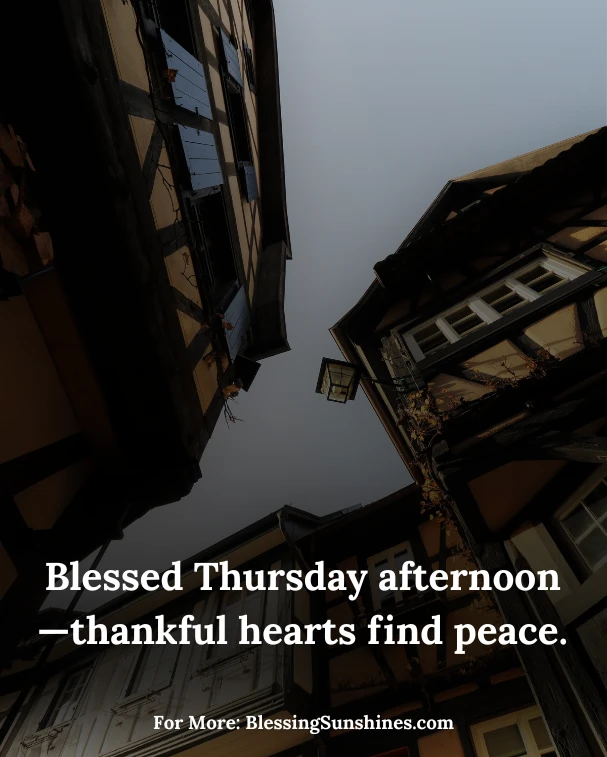 Thursday Afternoon Blessings