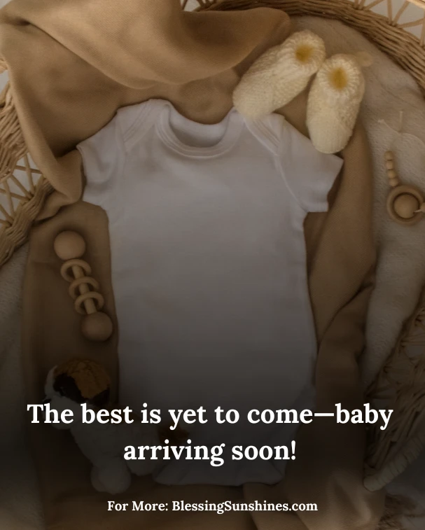 Baby Arrival Announcement Quotes, Parenthood starts with this perfect miracle.