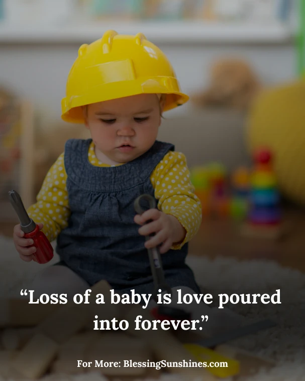Baby Loss Quotes, “Baby loss does not erase the bond — it transforms it into a sacred memory.”
