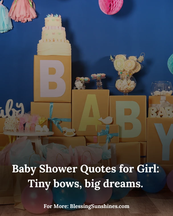 Baby Shower Quotes for Girl: She’s proof that angels exist among us.