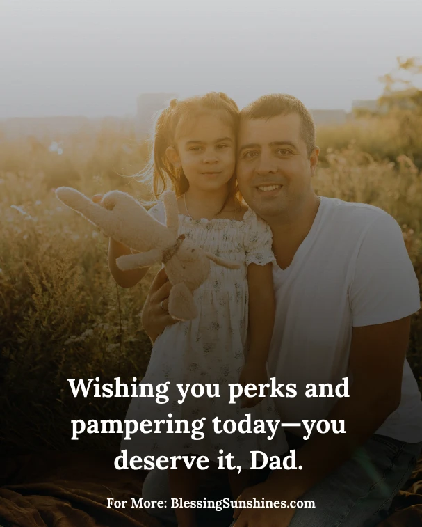 Happy Fathers Day Dad Wishes Quotes, May God bless your day with joy and peace, Dad.
