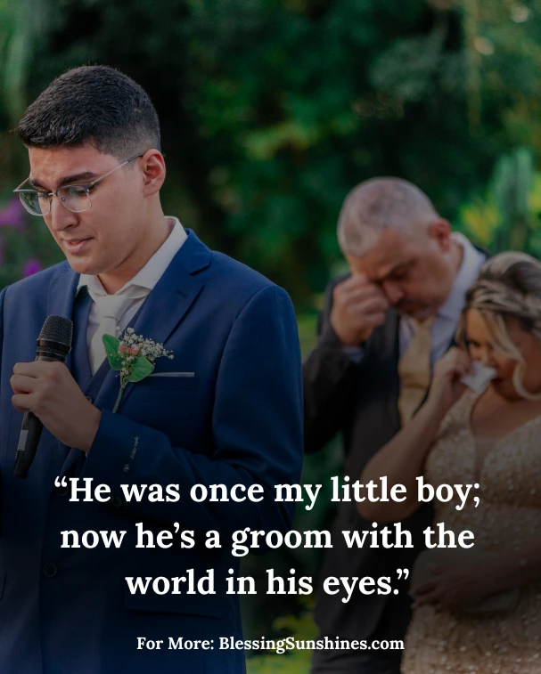 Inspiring Quotes for Mother of the Groom Speech. a