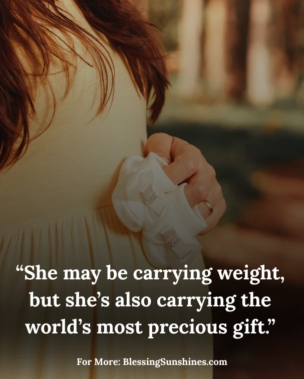 Inspiring Quotes of a Pregnant Woman