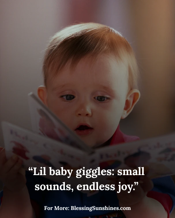 Lil Baby Quotes, “A lil baby’s stare can still your busy mind.”