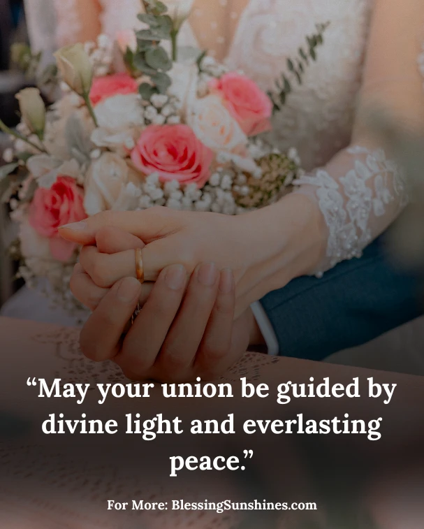 Bridal Shower Blessings & Prayers: “As you walk this path together, may grace light your way.”
