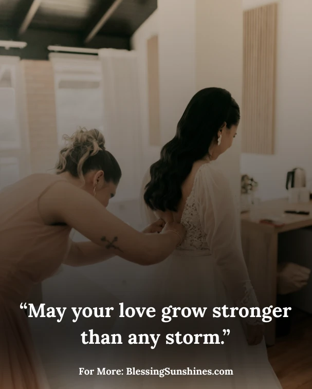 Bridal Shower Speech Quotes & Toasts: “Marriage is a gift, and you are its most beautiful part.”