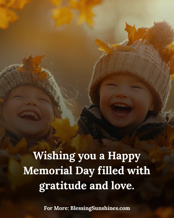 Happy Memorial Day Blessings