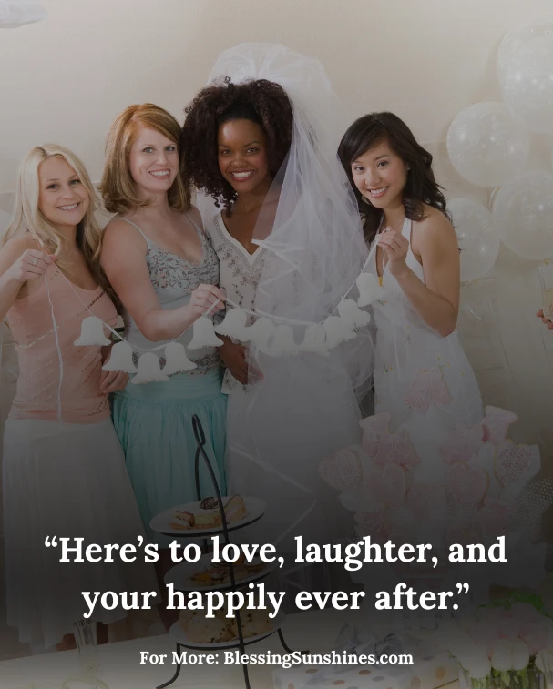 Heartfelt Bridal Shower Quotes: “You’ve been blessed with a love that’s pure and true.”