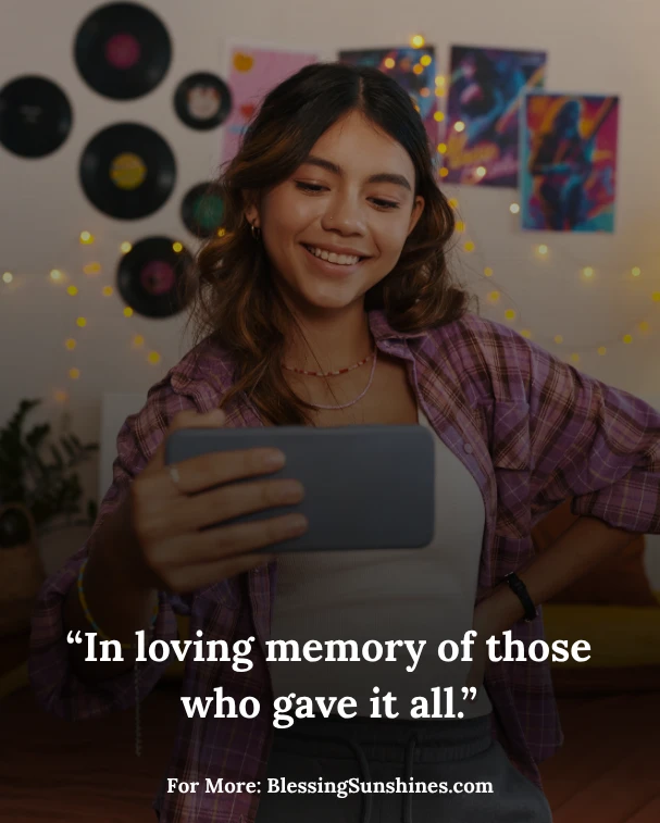 Memorial Day Blessings for Social Media, “Honoring courage. Celebrating freedom.”