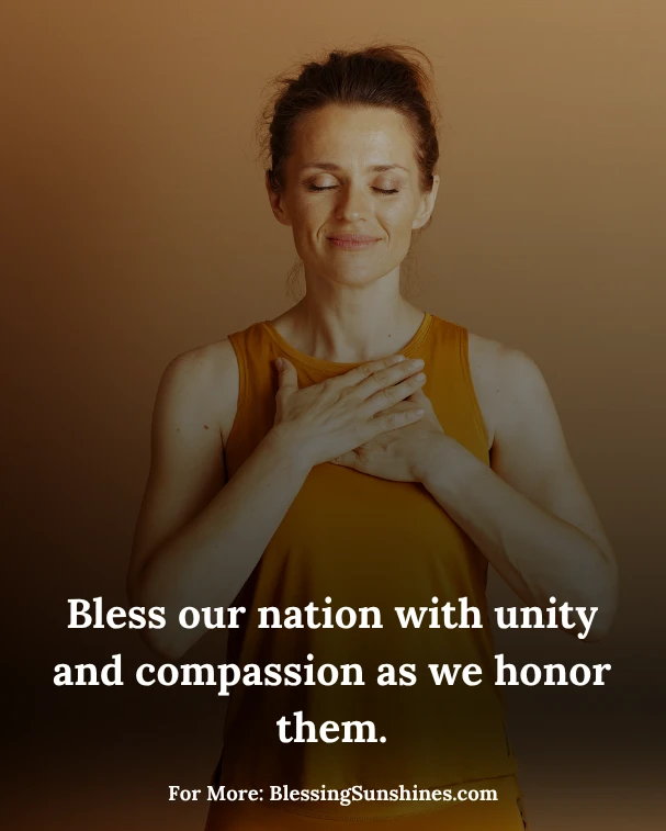 Memorial Day Prayers of Gratitude, Let peace reign in the hearts of all who remember today.