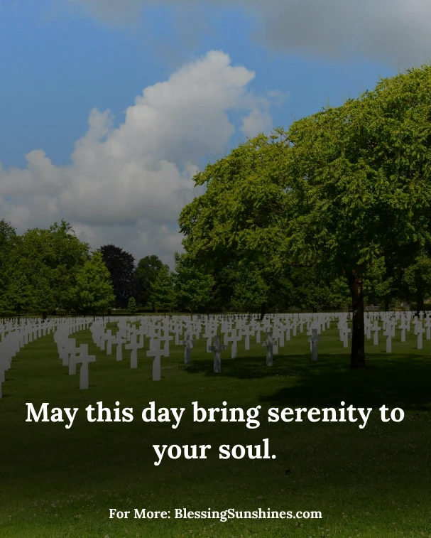Peaceful Memorial Day Blessings