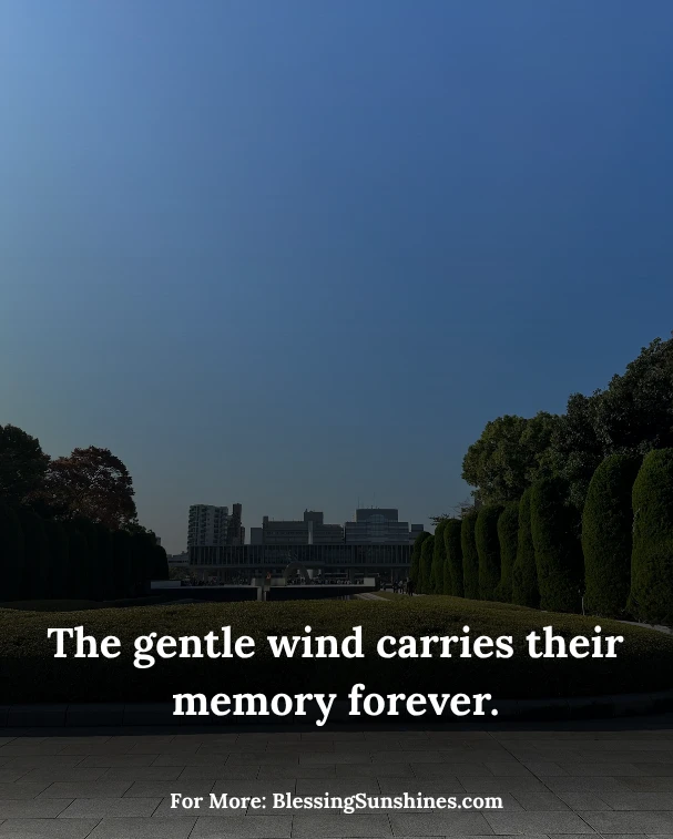 Peaceful Memorial Day Blessings, Blessed are the hearts that remember with love.