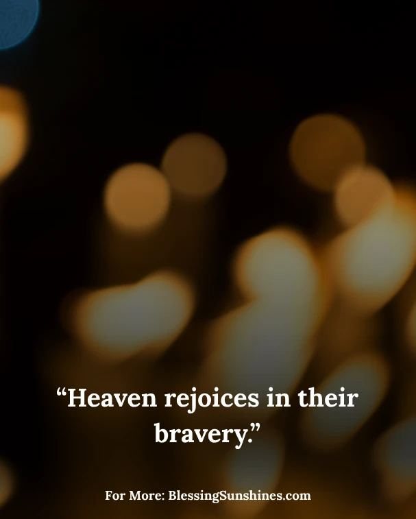 Religious Memorial Day Blessings Quotes, “The Lord rewards every act of sacrifice.”