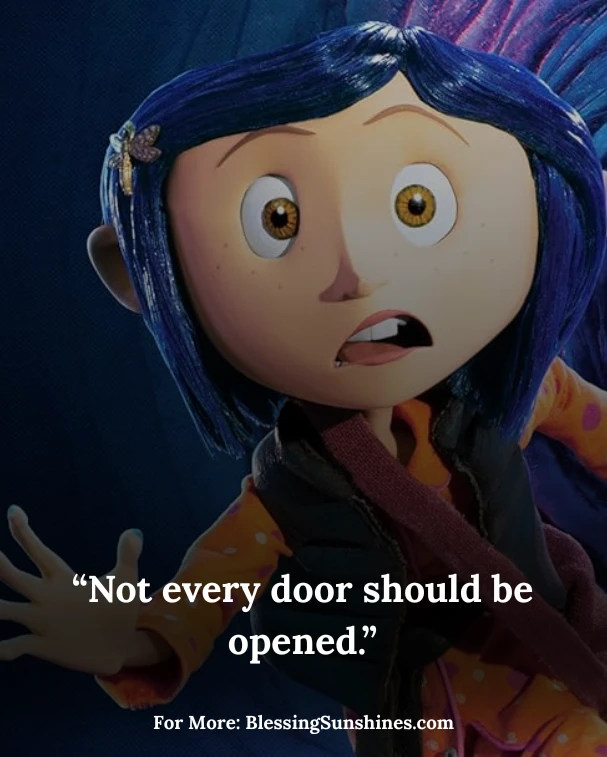 Short & Deep Coraline Movie Quotes