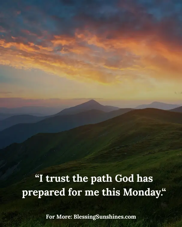 Spiritual Monday Affirmation for Faith & Focus