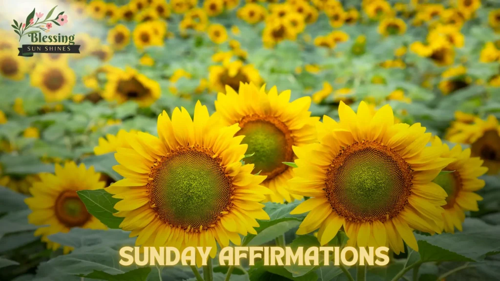Sunday Affirmations