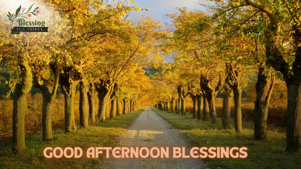 Good Afternoon Blessings featured image