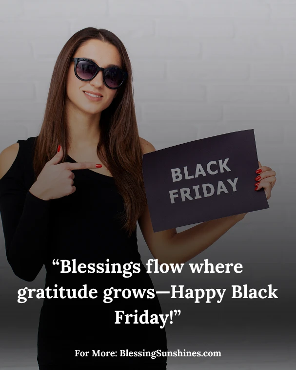 Heartfelt Black Friday Blessings Images & Messages, βWishing every black woman Friday blessings of strength, beauty, and faith.β